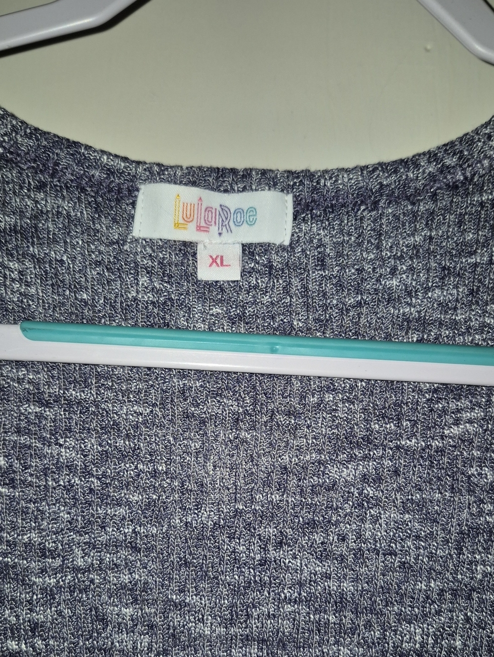 LuLaRoe XL Heathered Blue  Sweater